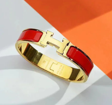 Pulsera Hermès H de acero y titanio (pieza única)