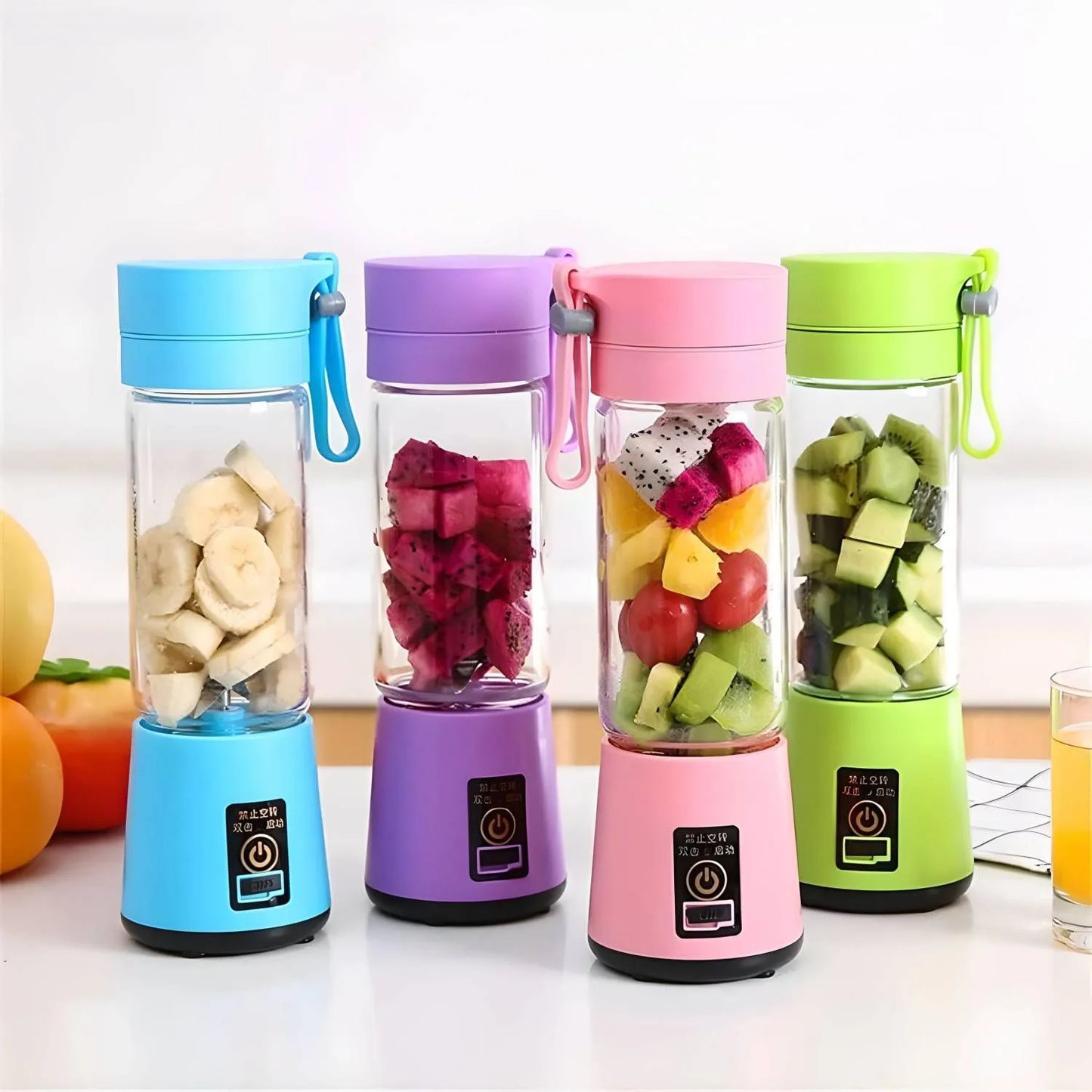 Batidora portátil recargable por USB para zumo de frutas
