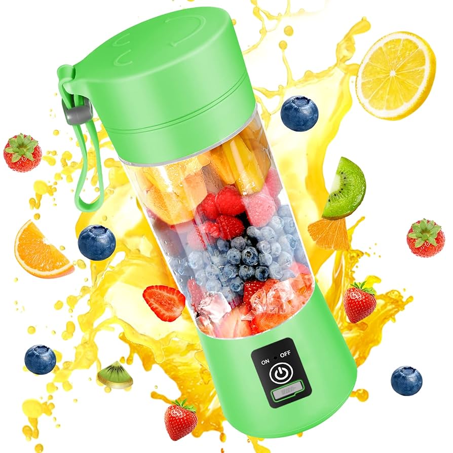 Batidora portátil recargable por USB para zumo de frutas