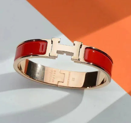 Pulsera Hermès H de acero y titanio (pieza única)
