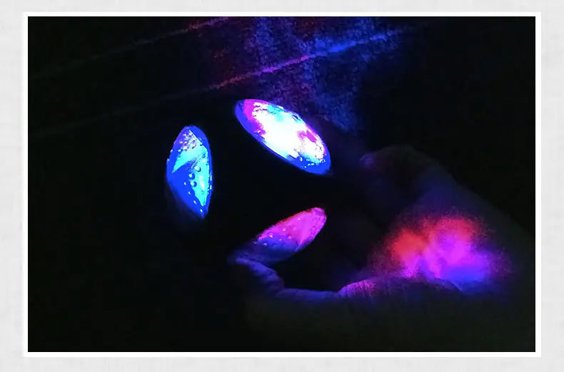 Pelota de juguete luminosa y chirriante para perros, ideal para masticar y entrenar