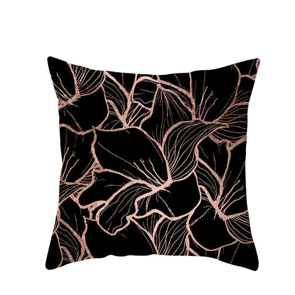 Funda decorativa de piel de melocotón dorada para el hogar