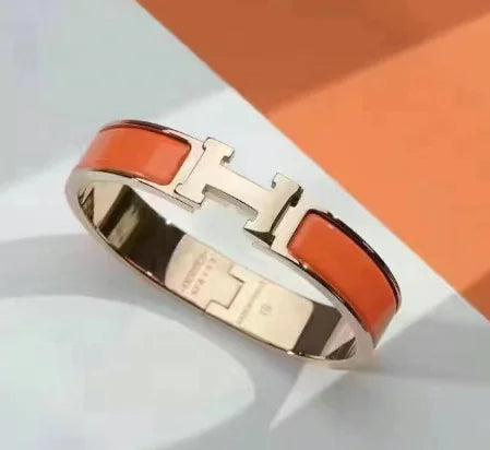 Pulsera Hermès H de acero y titanio (pieza única)