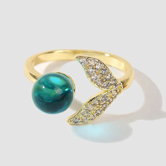 Anillo mujer oceano y paz