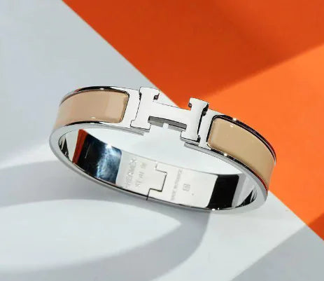 Pulsera Hermès H de acero y titanio (pieza única)