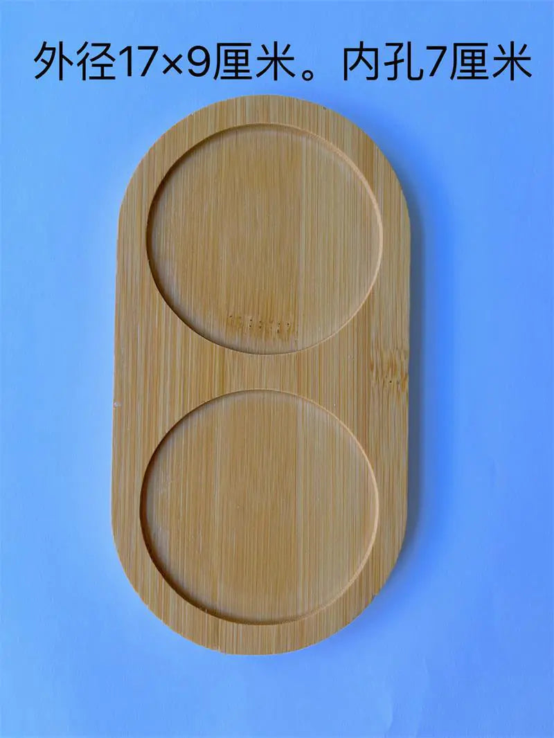 BANDEJAS para ocasiones de bambú