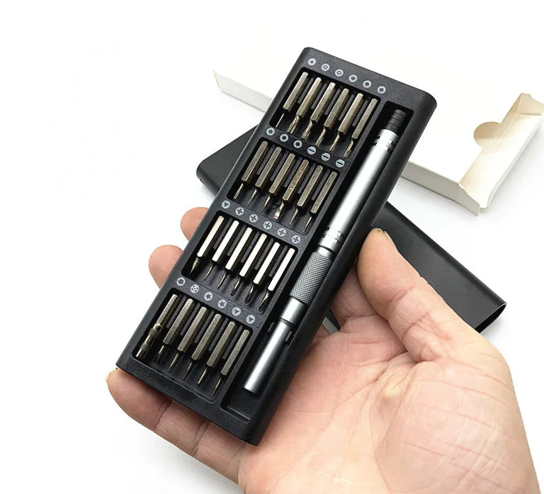 Juego de Destornilladores de Precisión 25 en 1 para Dispositivos Iphone y Xiaomi