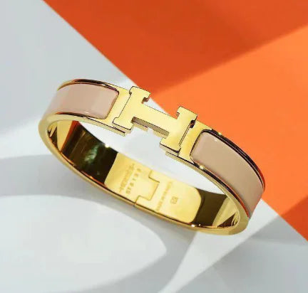 Pulsera Hermès H de acero y titanio (pieza única)