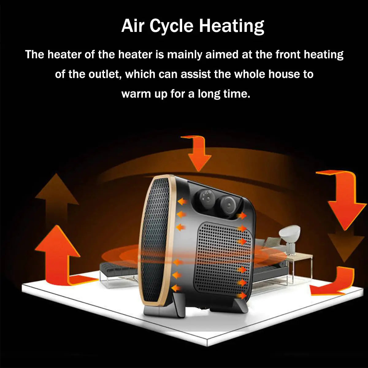 Calentador eléctrico para una habitación