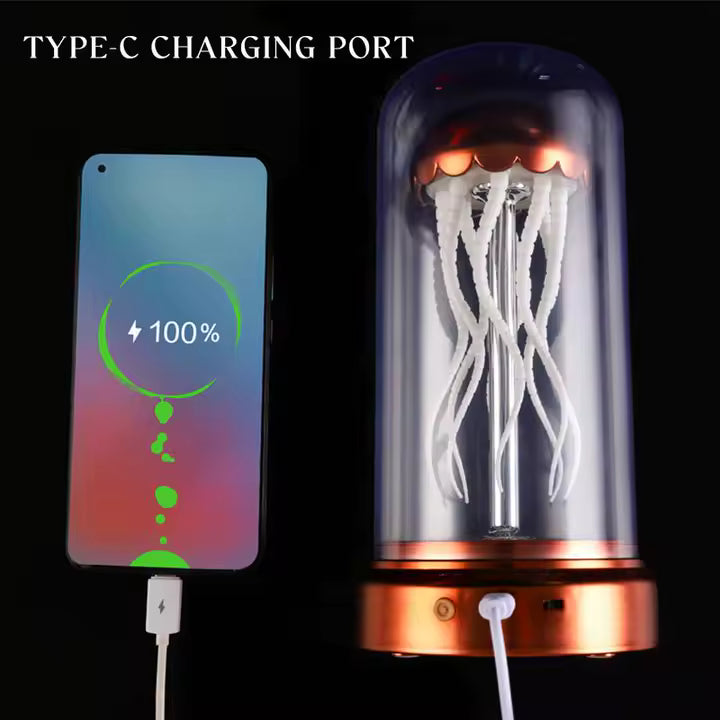 Lámpara de música mecánica de medusas