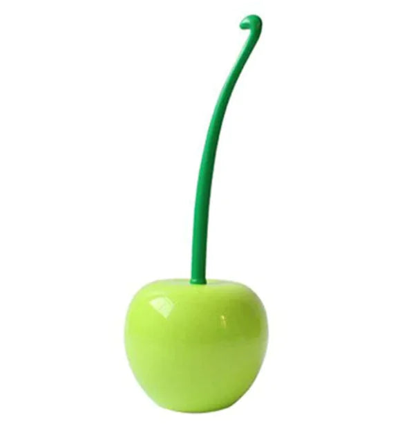 Juego de escobilla de inodoro de manzana - Herramienta de limpieza de plástico