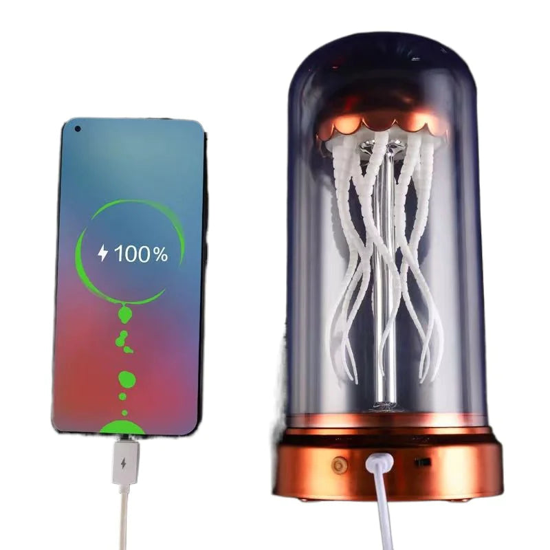 Lámpara de música mecánica de medusas